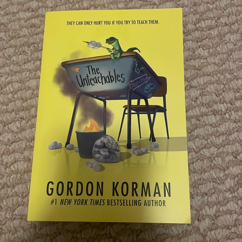 The unteachables book. Great for middle schoolers 😊📕